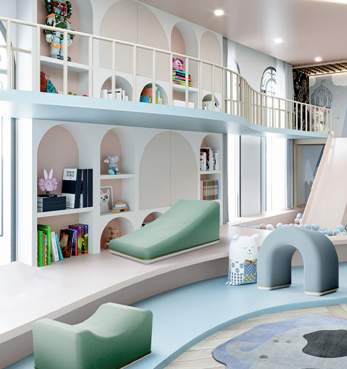 Kids Bed And Study Table